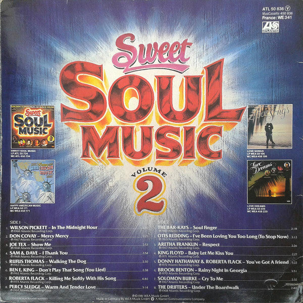 Various : Sweet Soul Music Volume 2 (LP, Comp)