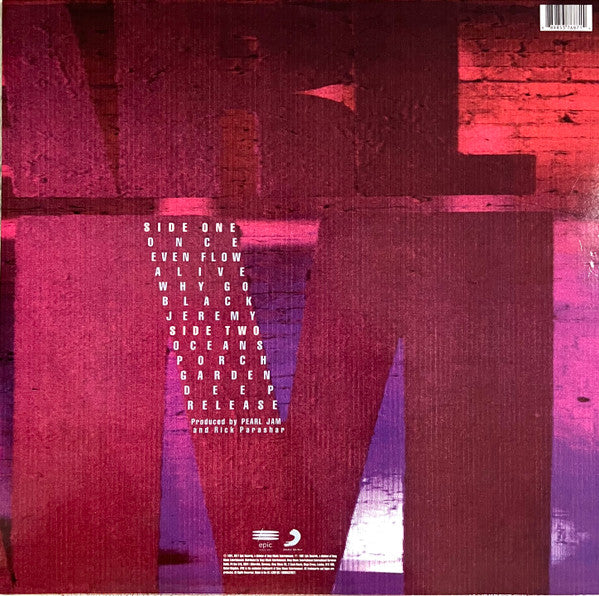 Pearl Jam : Ten (LP,Album,Reissue,Repress,Stereo)