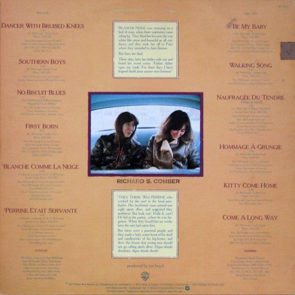 Kate & Anna McGarrigle : Dancer With Bruised Knees (LP, Album)