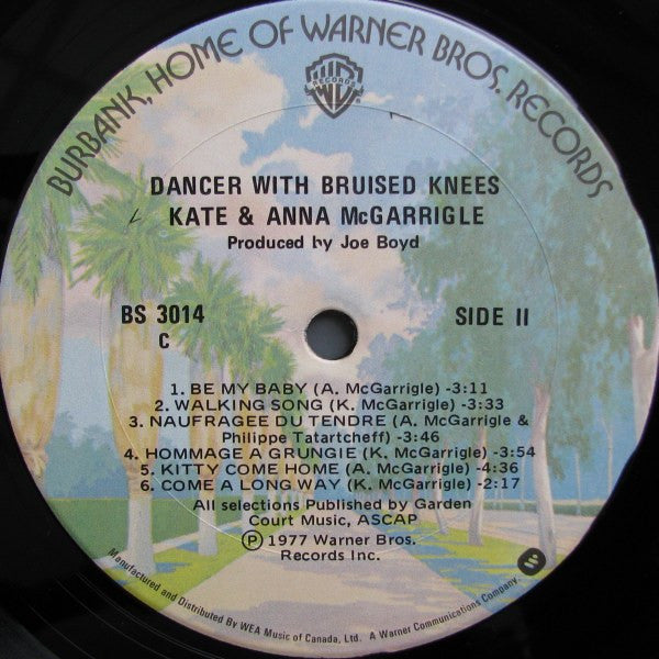 Kate & Anna McGarrigle : Dancer With Bruised Knees (LP, Album)