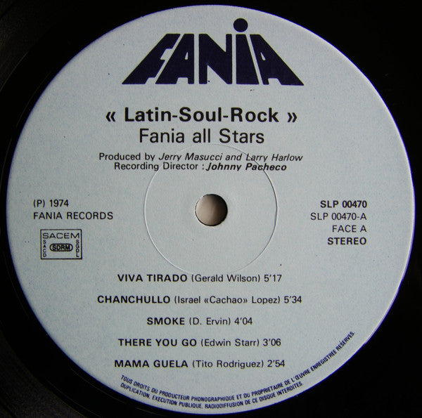 Fania All Stars : Latin-Soul-Rock (LP, Album)