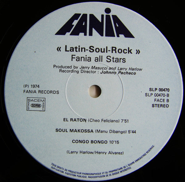 Fania All Stars : Latin-Soul-Rock (LP, Album)