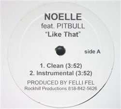 Noelle feat. Pitbull : Like That (12", Promo)