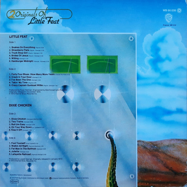 Little Feat : 2 Originals Of Little Feat (2xLP, Album, Comp, RE, Gat)