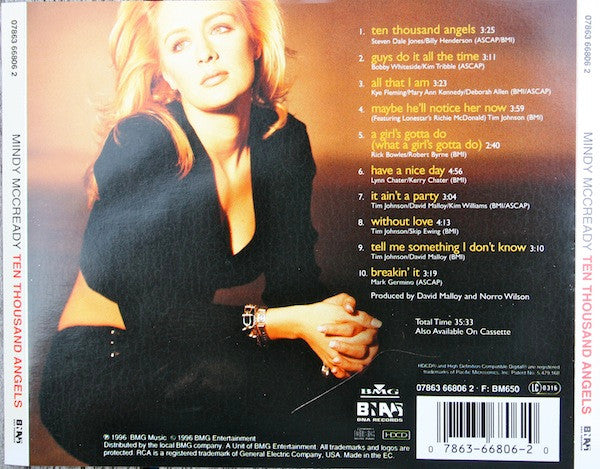 Mindy McCready : Ten Thousand Angels (HDCD, Album)