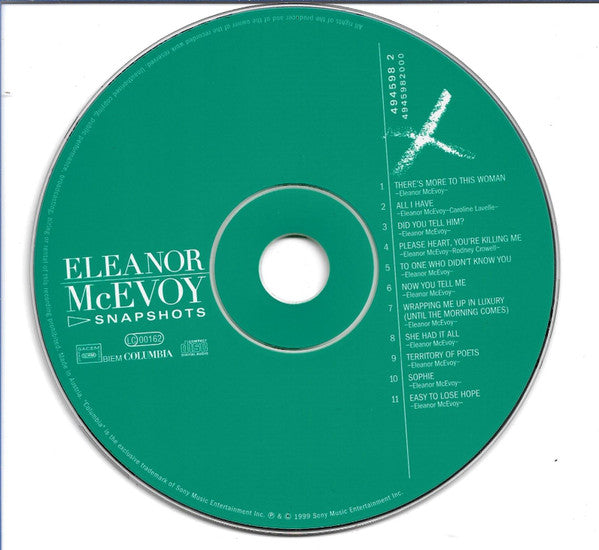 Eleanor McEvoy : Snapshots (CD, Album)