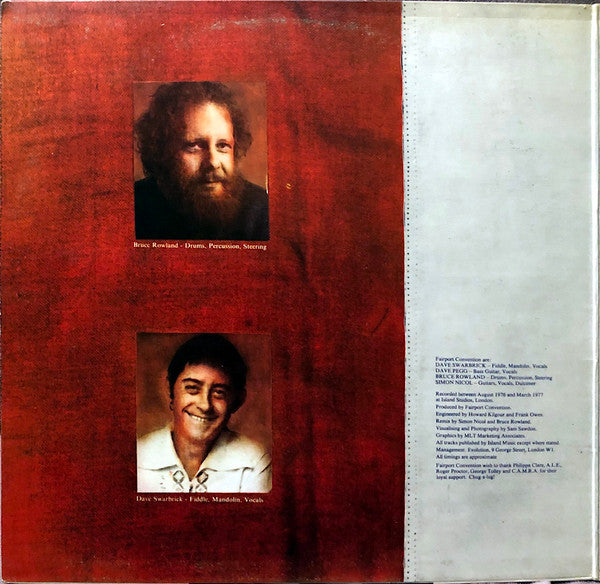 Fairport Convention : The Bonny Bunch Of Roses (LP, Album)