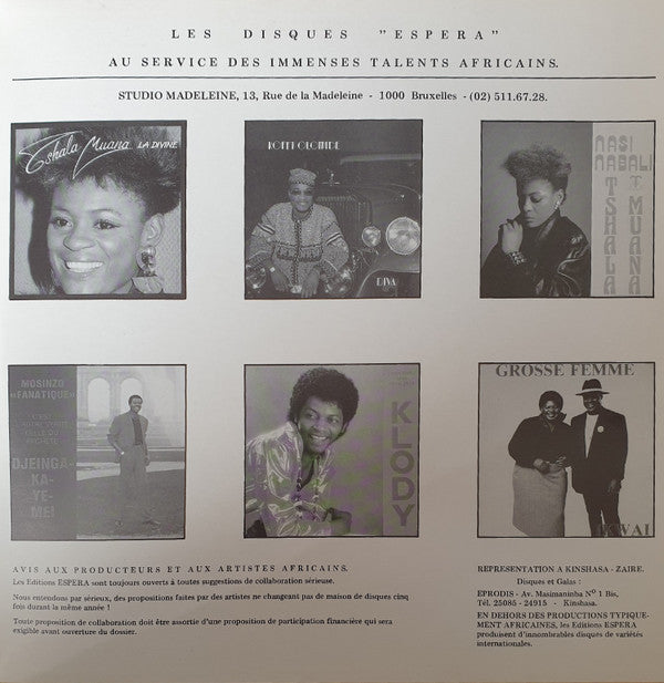 Choc Stars, Ben Nyamabo : Les Choc Stars Du Zaire (LP,Album)