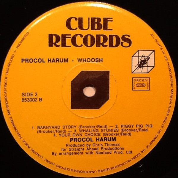 Procol Harum : Whoosh (LP, Album, RE)