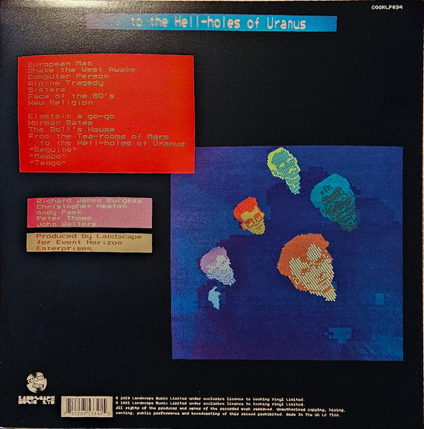 Landscape - From The Tea-Rooms Of Mars .... To The Hell-Holes Of Uranus (LP, Album, RSD, RM, Cle) - De Platen Aap – Vinylwinkel in Brielle & online webshop voor muziekliefhebbers