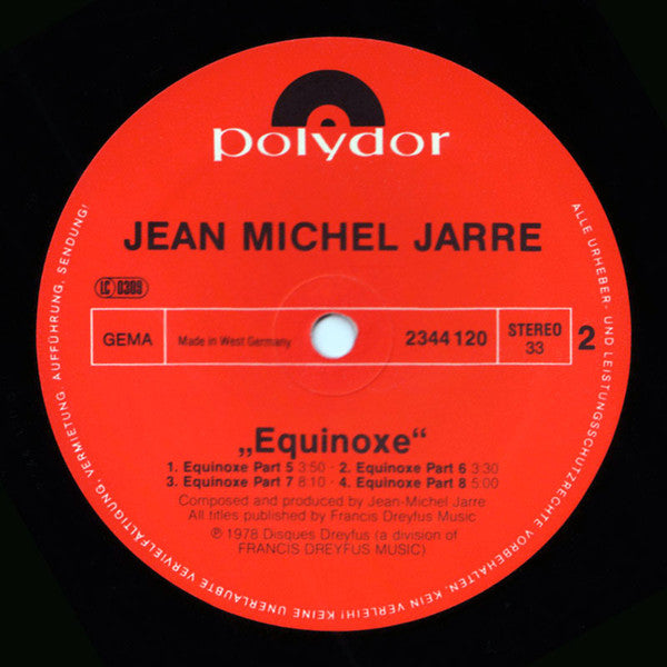 Jean Michel Jarre* : Equinoxe (LP, Album)