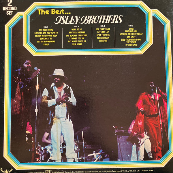 The Isley Brothers : The Best... Isley Brothers (2xLP, Comp, Mon)