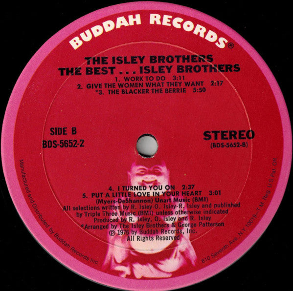 The Isley Brothers : The Best... Isley Brothers (2xLP, Comp, Mon)