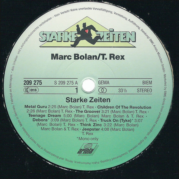 Marc Bolan / T. Rex : Starke Zeiten (LP, Comp, DMM)