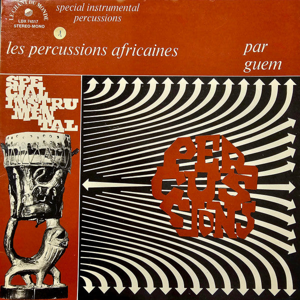 Guem : Les Percussions Africaines (LP, Album, Tri)