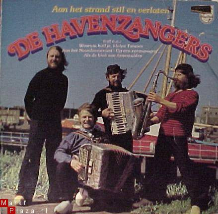 De Havenzangers : Aan Het Strand Stil En Verlaten (LP, Album, Bla)