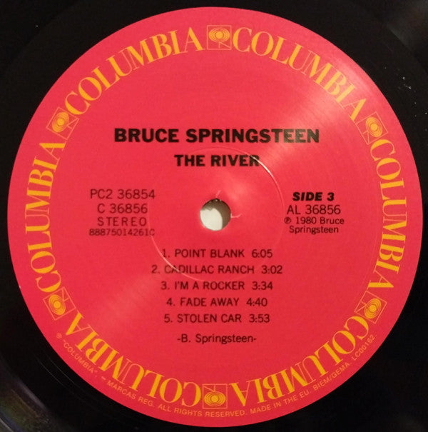 Bruce Springsteen : The River (2xLP, Album, RE, RM, 180)
