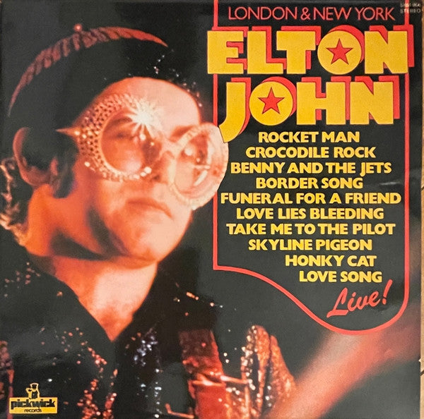 Elton John : London & New York (LP, Album, RE)