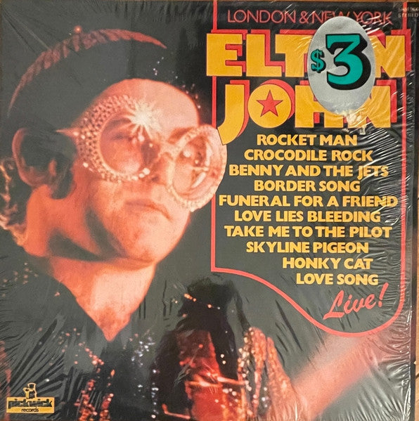 Elton John : London & New York (LP, Album, RE)