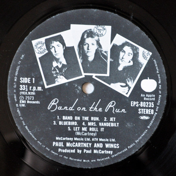 Paul McCartney And Wings* = ポール・マッカートニー&ウイングス* : Band On The Run = バンド・オン・ザ・ラン (LP, Album, RE)
