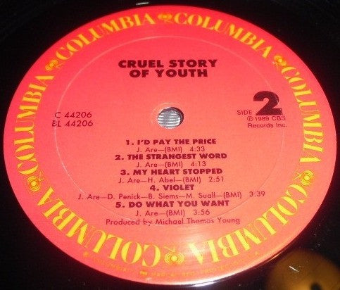 Cruel Story Of Youth : Cruel Story Of Youth (LP, Album)