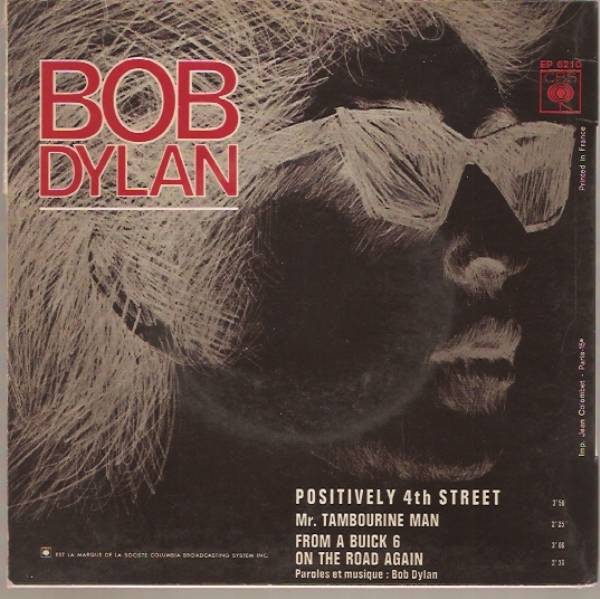 Bob Dylan : Positively 4th Street (7", EP)