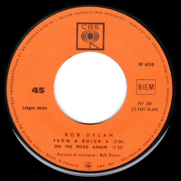 Bob Dylan : Positively 4th Street (7", EP)