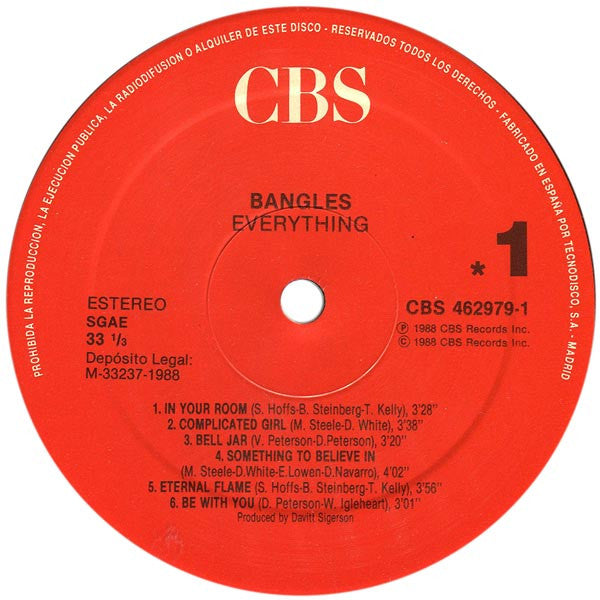 Bangles : Everything (LP, Album)