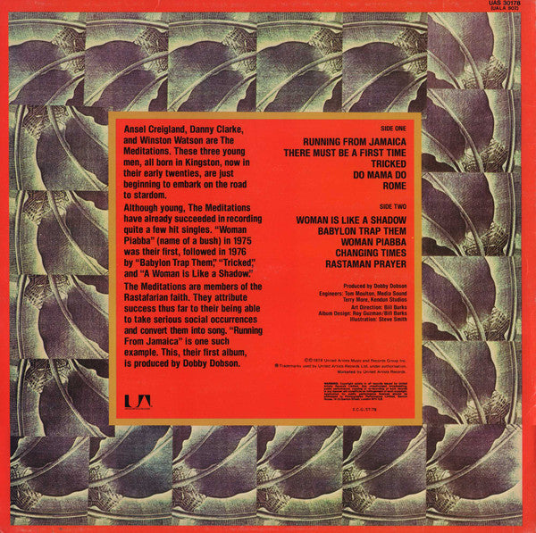 The Meditations : Message From The Meditations (LP, Album, RE)