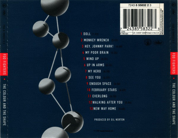 Foo Fighters : The Colour And The Shape (CD, Album)