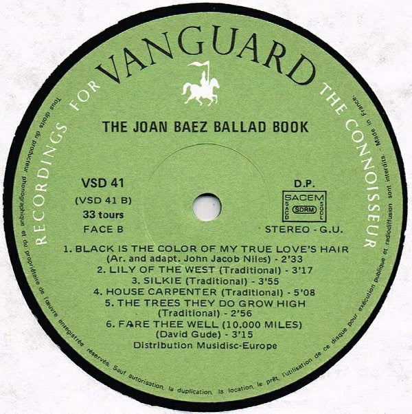 Joan Baez : The Joan Baez Ballad Book (2xLP, Comp)