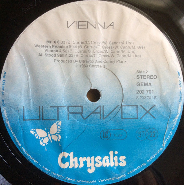 Ultravox : Vienna (LP, Album)