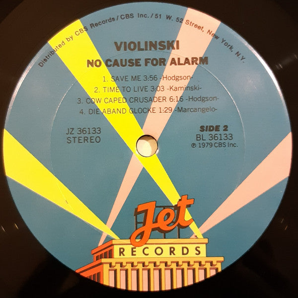 Violinski : No Cause For Alarm (LP,Album,Stereo)