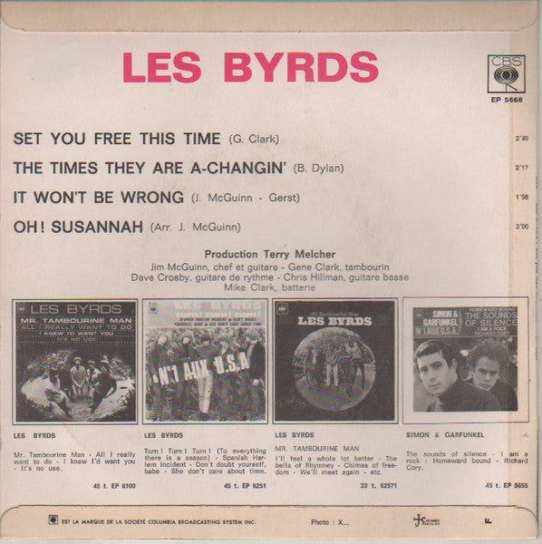 Les Byrds* : It Won't Be Wrong (7", EP)
