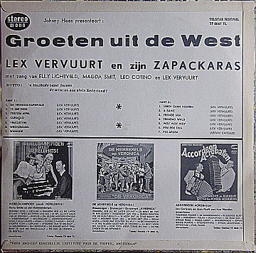 Lex Vervuurt En Zijn Zapackaras* : Groeten Uit De West (LP)