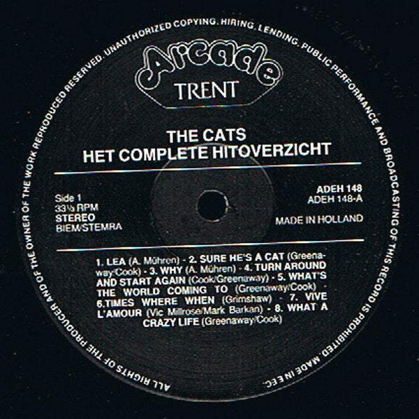The Cats : Het Complete Hit-Album (2xLP, Comp, Gat)