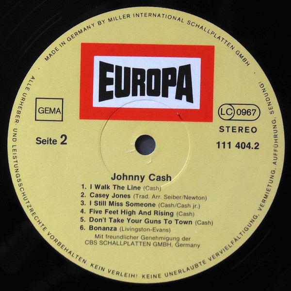 Johnny Cash : Johnny Cash (LP, Comp)