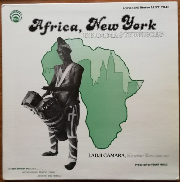Ladji Camara : Africa, New York Drum Masterpieces (LP, Album, RP)