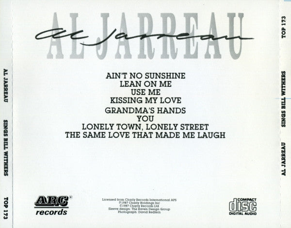 Al Jarreau : Sings Bill Withers (CD, Album)