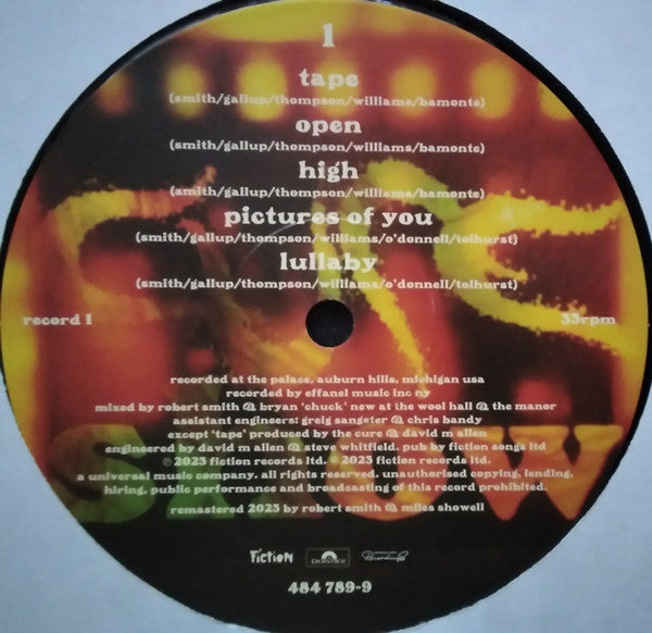 Cure, The : Show (LP,Album,Reissue,Remastered)