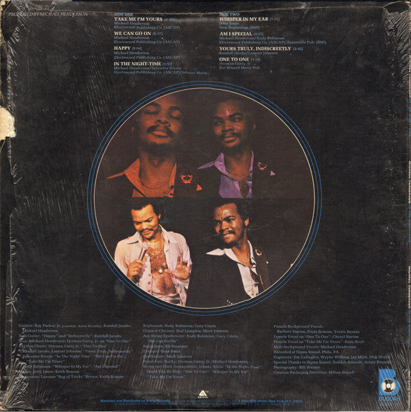 Michael Henderson : In The Night-Time (LP, Album, All)