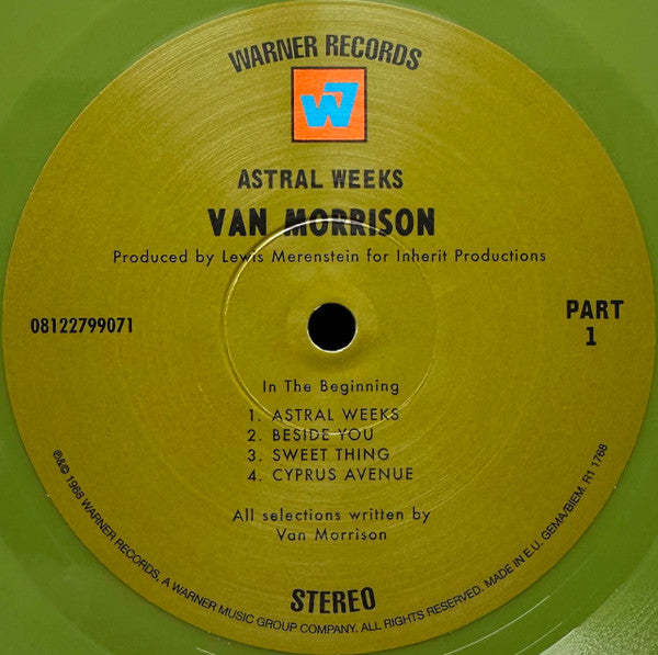 Van Morrison - Astral Weeks (LP, Album, Ltd, RE, Oli) - De Platen Aap – Vinylwinkel in Brielle & online webshop voor muziekliefhebbers