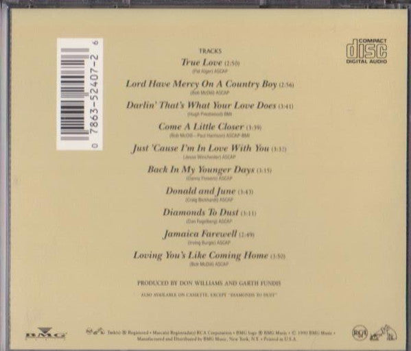 Don Williams (2) : True Love (CD, Album)