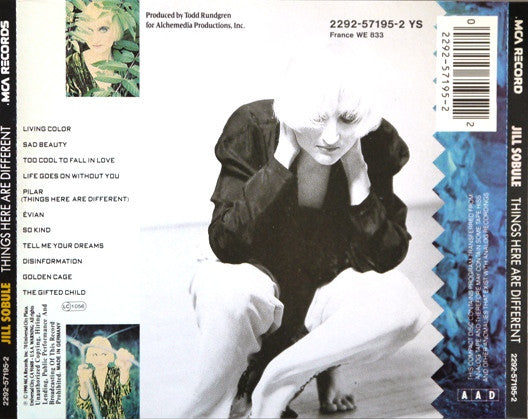 Jill Sobule - Things Here Are Different (CD, Album) - De Platen Aap – Vinylwinkel in Brielle & online webshop voor muziekliefhebbers