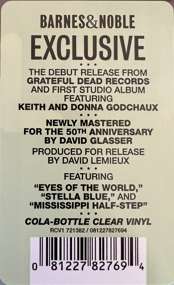 The Grateful Dead : Wake of the Flood (LP, Album, Ltd, RE, RM, Col)
