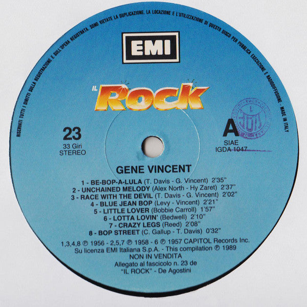 Gene Vincent / Eddie Cochran : Gene Vincent / Eddie Cochran (LP, Comp)