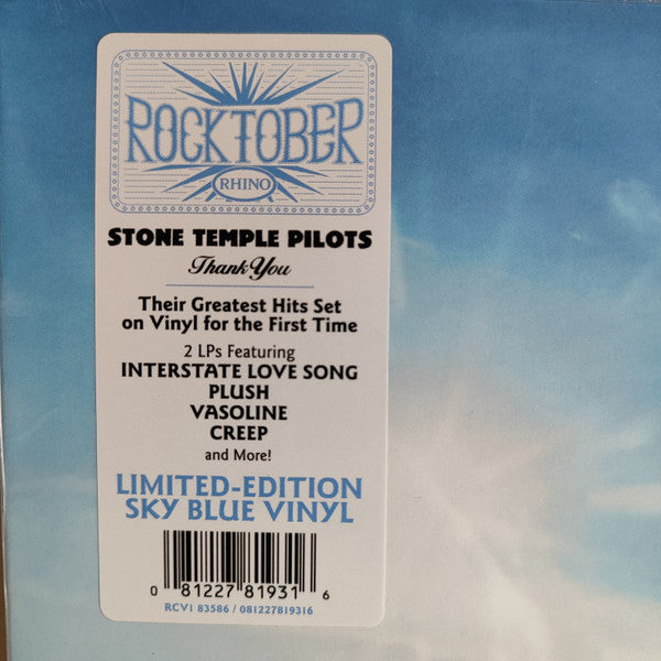 Stone Temple Pilots : Thank You (LP, Comp, Ltd, RE, Opa + LP, S/Sided, Comp, Etch, )