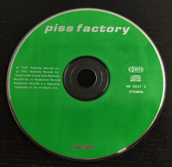Piss Factory - Piss Factory (CD, Album) - De Platen Aap – Vinylwinkel in Brielle & online webshop voor muziekliefhebbers