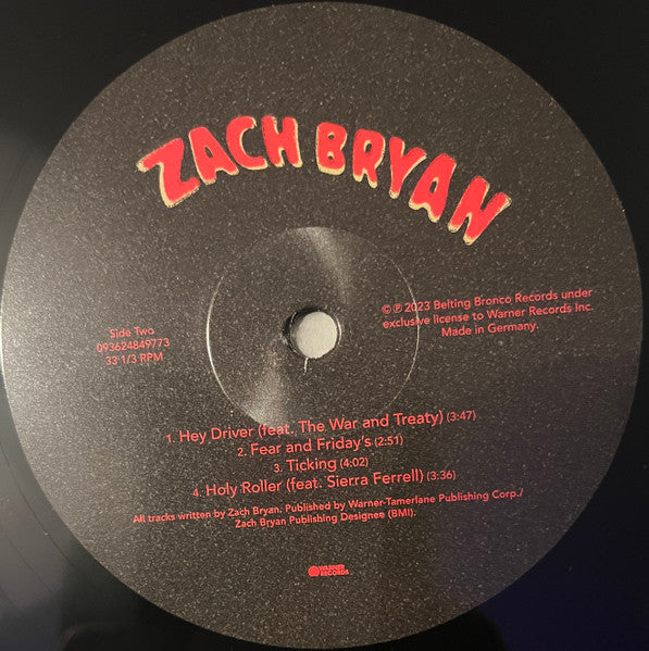 Zach Bryan : Zach Bryan (LP,Album)