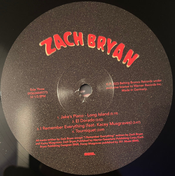 Zach Bryan : Zach Bryan (LP,Album)